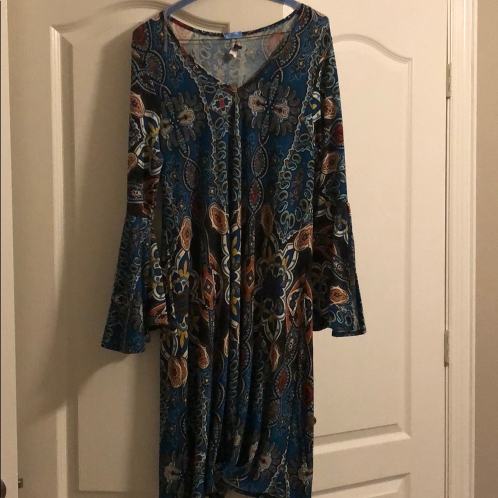 Rouge Paisley Dress